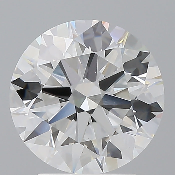 3.09 Carat Round Shaped, Ideal Cut, F Color, VS1 Clarity, IGI Certified Lab Grown Diamond