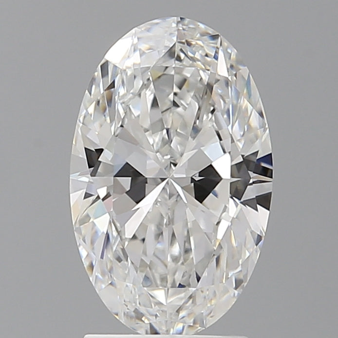 2.47 Carat Oval Shaped, Ideal Cut, E Color, VVS2 Clarity, IGI Certified Lab Grown Diamond