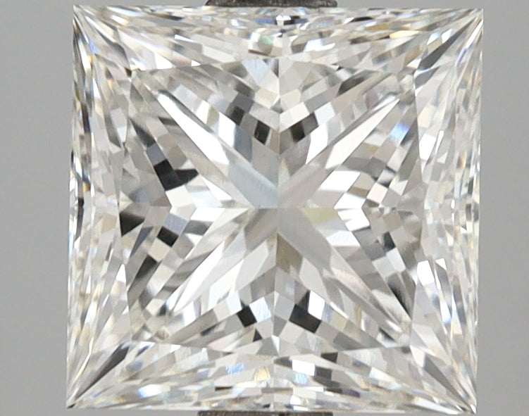 3.01 Carat Princess Shaped, Ideal Cut, F Color, VVS2 Clarity, IGI Certified Lab Grown Diamond