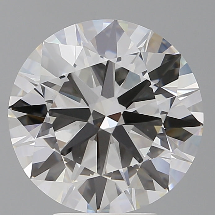 5.03 Carat Round Shaped, Ideal Cut, F Color, VVS2 Clarity, IGI Certified Lab Grown Diamond