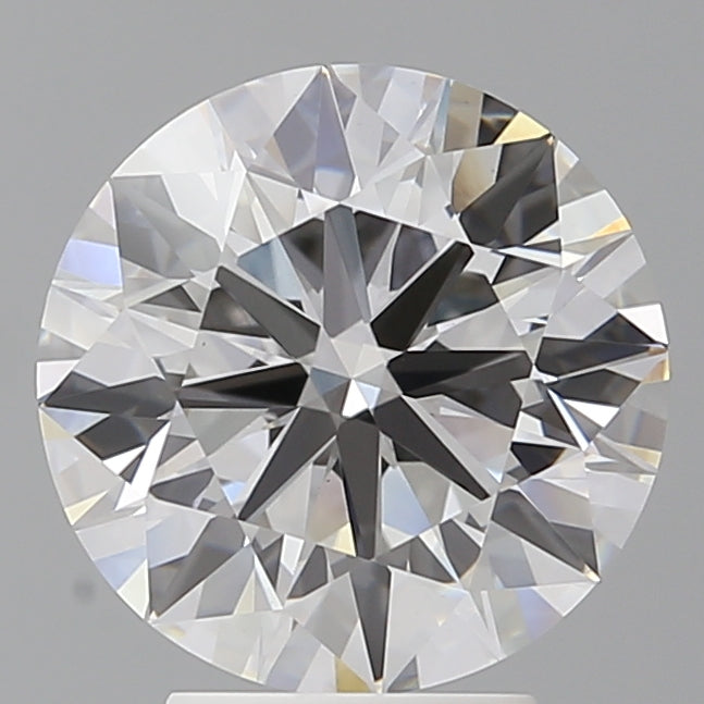 4.03 Carat Round Shaped, Ideal Cut, F Color, VVS2 Clarity, IGI Certified Lab Grown Diamond