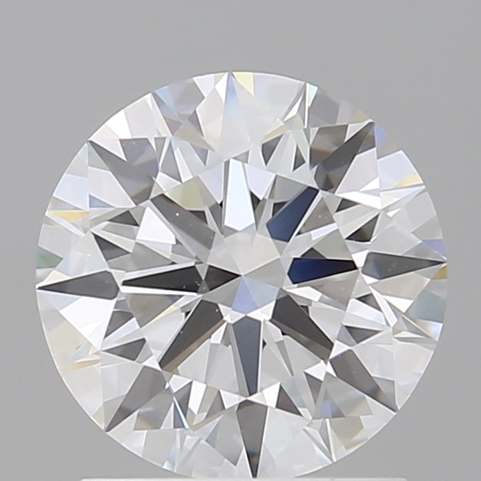 1.58 Carat Round Shaped, Ideal Cut, D Color, VVS2 Clarity, IGI Certified Lab Grown Diamond
