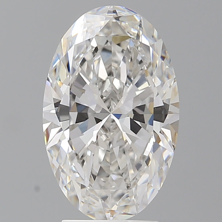 3.57 Carat Oval Shaped, Ideal Cut, F Color, VVS2 Clarity, IGI Certified Lab Grown Diamond