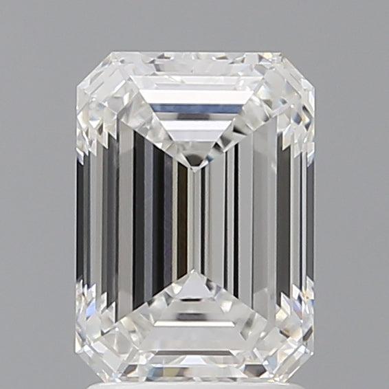 2.10 Carat Emerald Shaped, Ideal Cut, E Color, VVS2 Clarity, IGI Certified Lab Grown Diamond