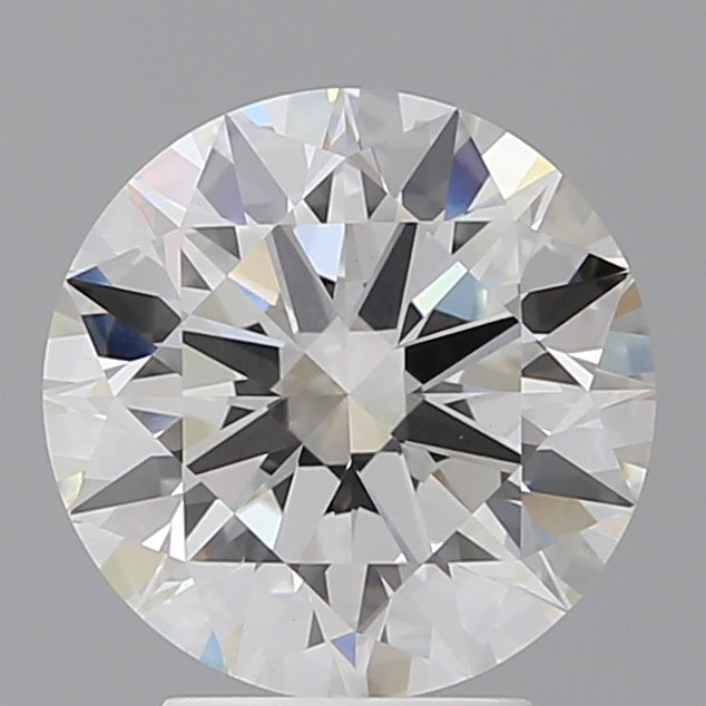 3.57 Carat Round Shaped, Ideal Cut, F Color, VVS2 Clarity, IGI Certified Lab Grown Diamond