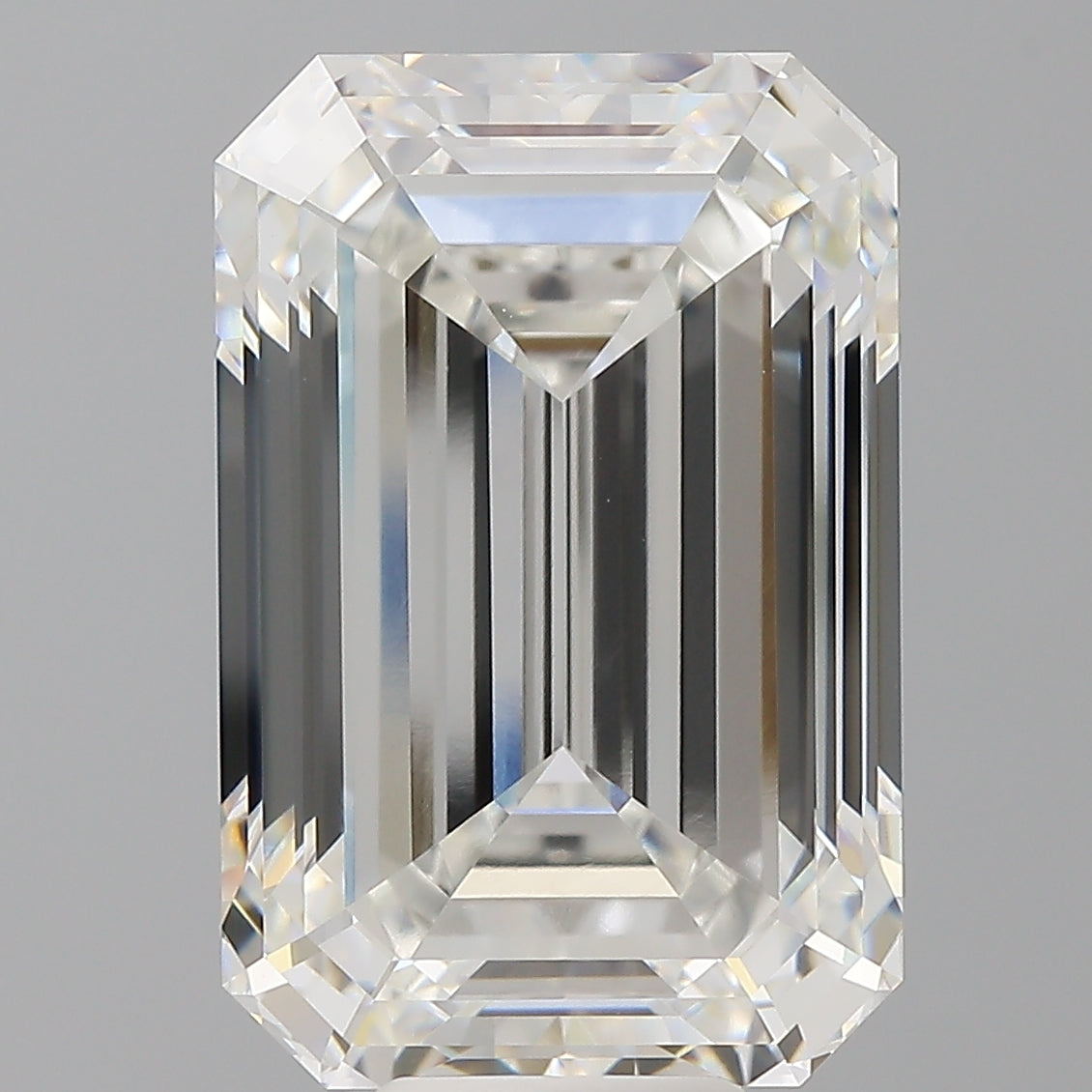 12.57 Carat Emerald Shaped, Ideal Cut, F Color, VVS2 Clarity, IGI Certified Lab Grown Diamond