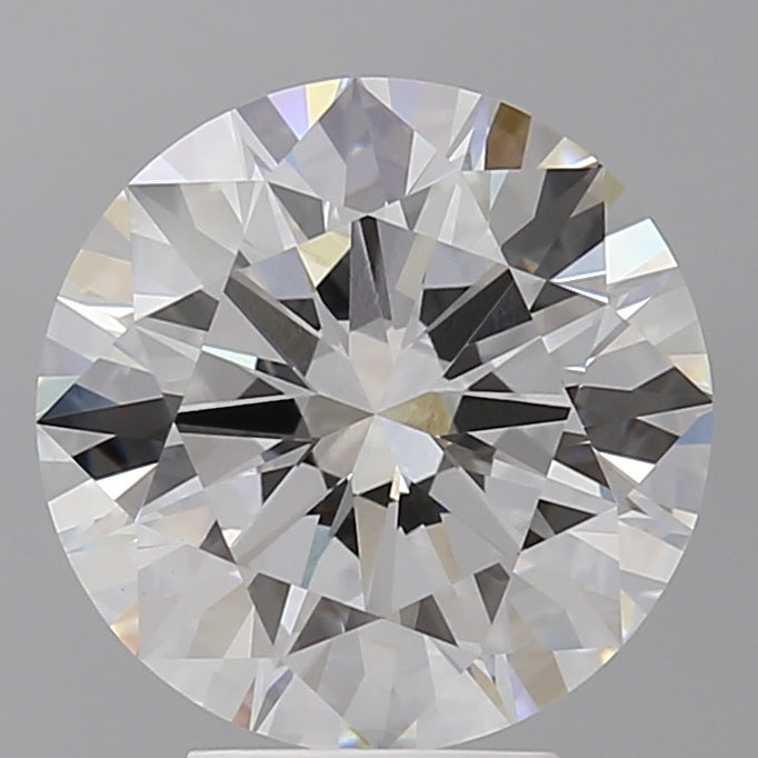 4.60 Carat Round Shaped, Ideal Cut, F Color, VVS2 Clarity, IGI Certified Lab Grown Diamond