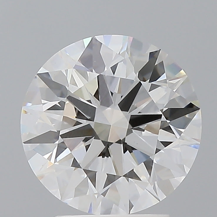 3.10 Carat Round Shaped, Ideal Cut, E Color, VVS2 Clarity, IGI Certified Lab Grown Diamond