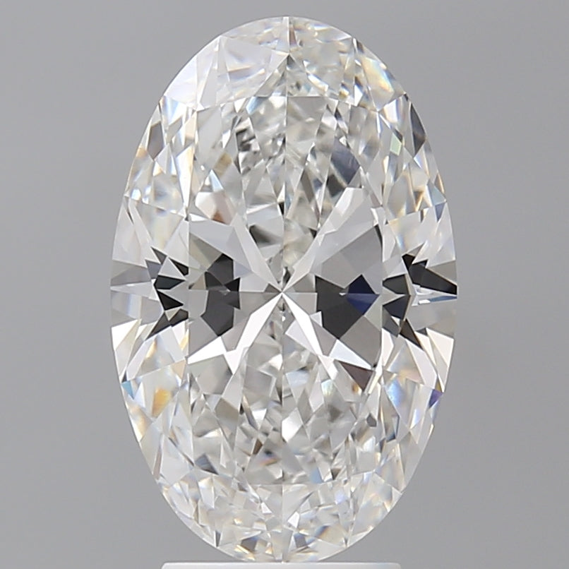 4.02 Carat Oval Shaped, Ideal Cut, E Color, VVS2 Clarity, IGI Certified Lab Grown Diamond