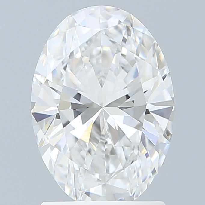 1.73 Carat Oval Shaped, Ideal Cut, E Color, VVS2 Clarity, IGI Certified Lab Grown Diamond
