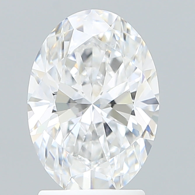 2.29 Carat Oval Shaped, Ideal Cut, D Color, VVS2 Clarity, IGI Certified Lab Grown Diamond