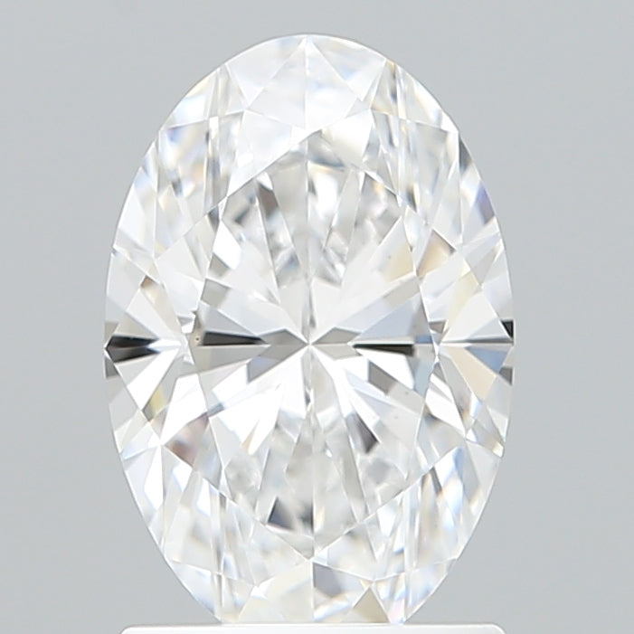1.57 Carat Oval Shaped, Excellent Cut, D Color, VS1 Clarity, IGI Certified Lab Grown Diamond