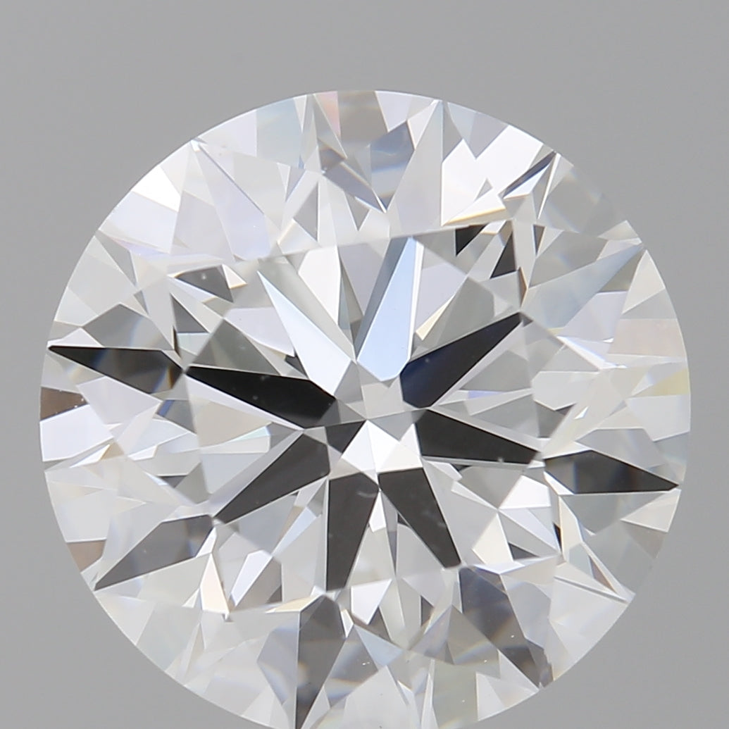 4.00 Carat Round Shaped, Excellent Cut, E Color, VVS2 Clarity, IGI Certified Lab Grown Diamond