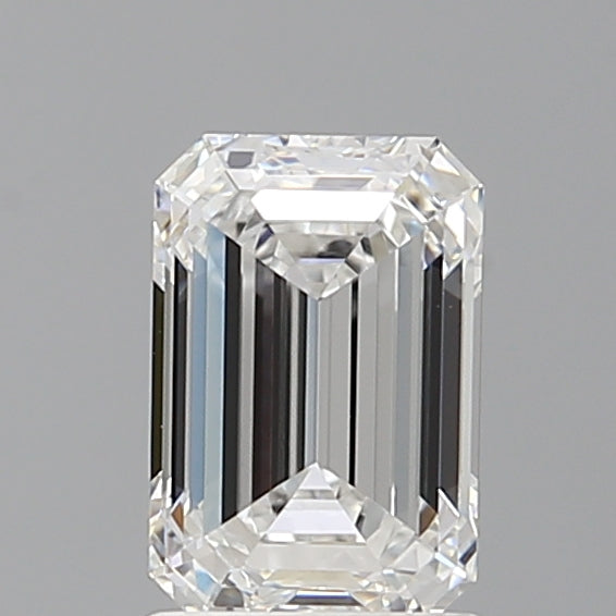 1.50 Carat Emerald Shaped, Ideal Cut, E Color, VVS2 Clarity, IGI Certified Lab Grown Diamond