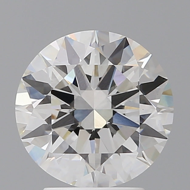 3.04 Carat Round Shaped, Excellent Cut, F Color, VVS2 Clarity, IGI Certified Lab Grown Diamond