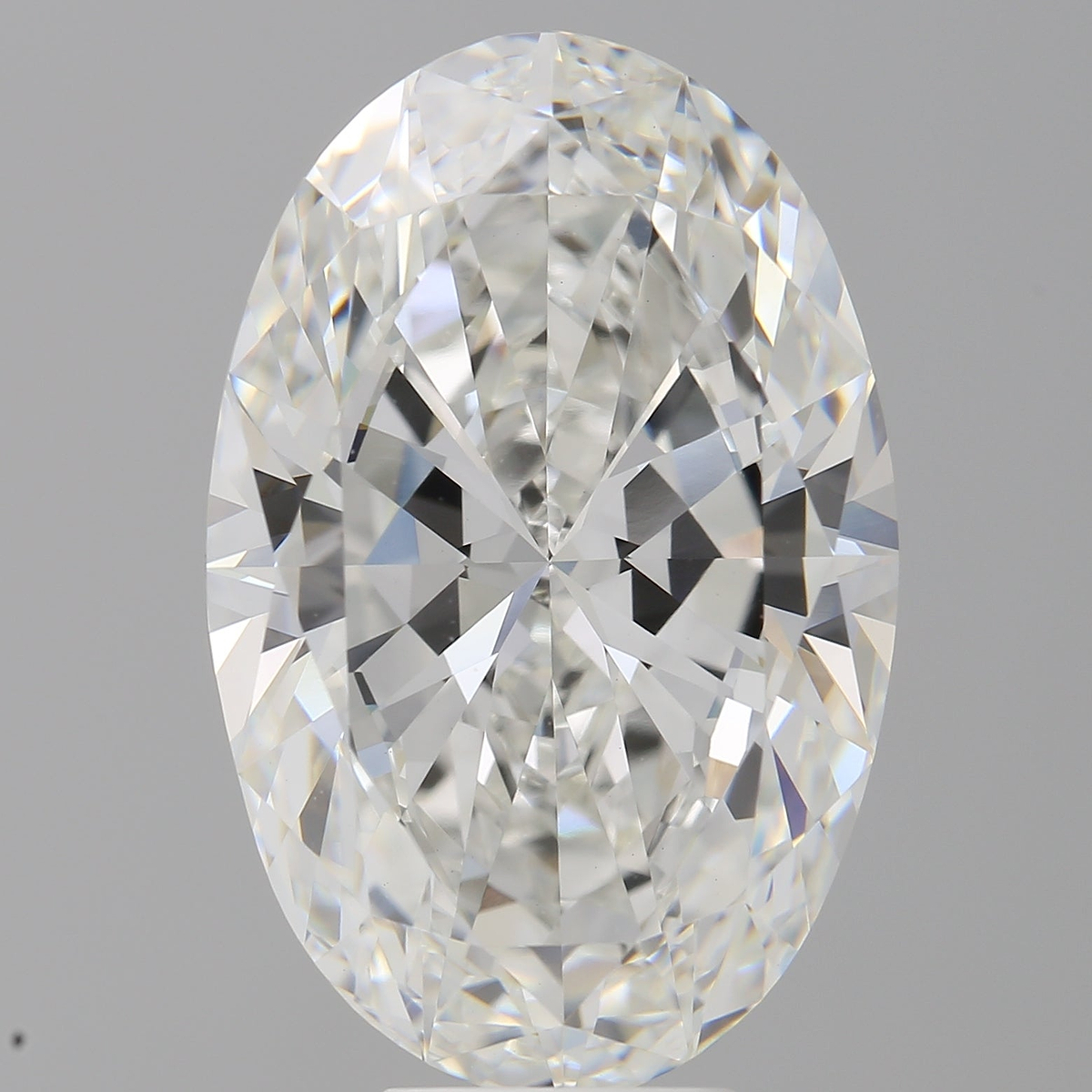 9.07 Carat Oval Shaped, Ideal Cut, F Color, VVS2 Clarity, IGI Certified Lab Grown Diamond