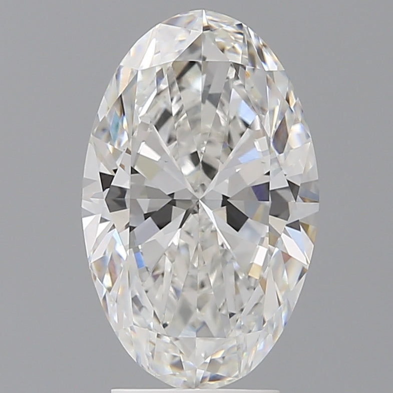 3.59 Carat Oval Shaped, Ideal Cut, E Color, VVS2 Clarity, IGI Certified Lab Grown Diamond