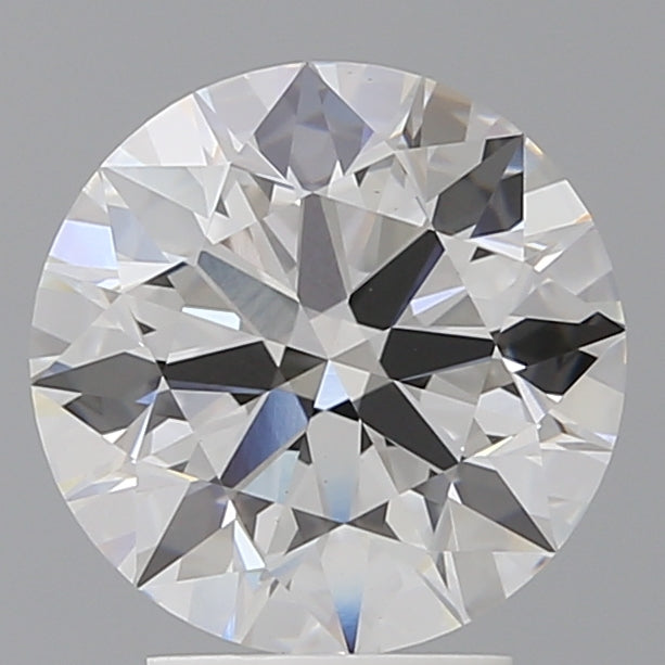 3.57 Carat Round Shaped, Ideal Cut, F Color, VVS2 Clarity, IGI Certified Lab Grown Diamond