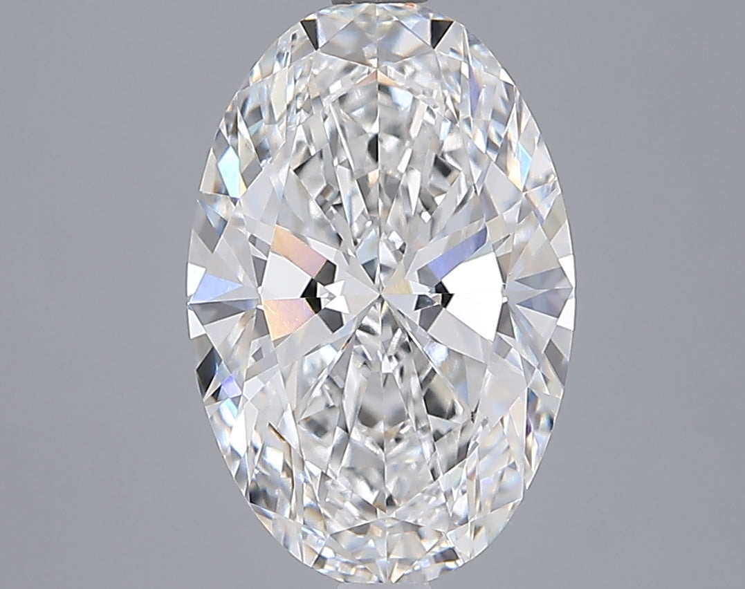 3.01 Carat Oval Shaped, Ideal Cut, E Color, VVS1 Clarity, IGI Certified Lab Grown Diamond