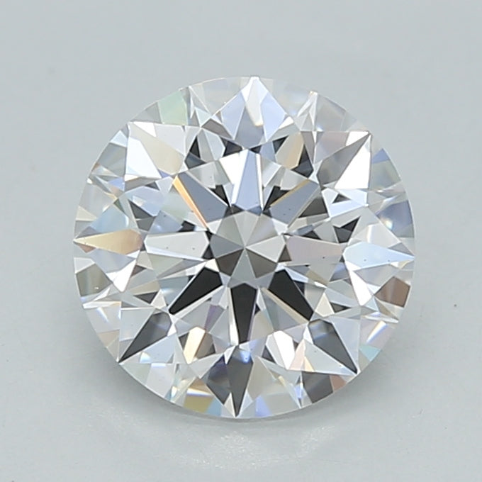 1.53 Carat Round Shaped, Ideal Cut, D Color, VS1 Clarity, IGI Certified Lab Grown Diamond