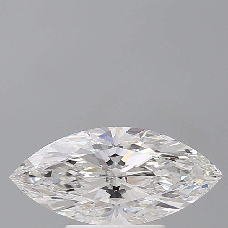 1.57 Carat Marquise Shaped, Ideal Cut, E Color, VVS2 Clarity, IGI Certified Lab Grown Diamond