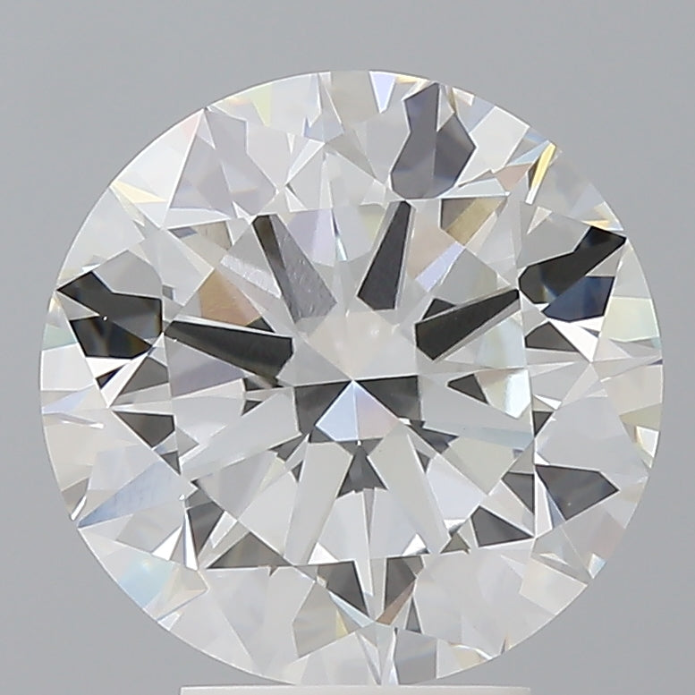 4.53 Carat Round Shaped, Excellent Cut, F Color, VS1 Clarity, IGI Certified Lab Grown Diamond