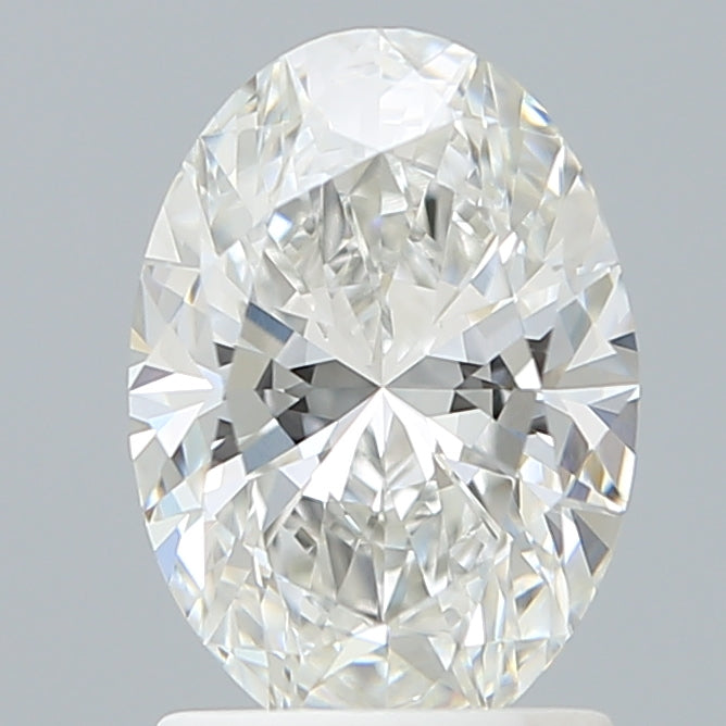 1.58 Carat Oval Shaped, Ideal Cut, F Color, VVS2 Clarity, IGI Certified Lab Grown Diamond
