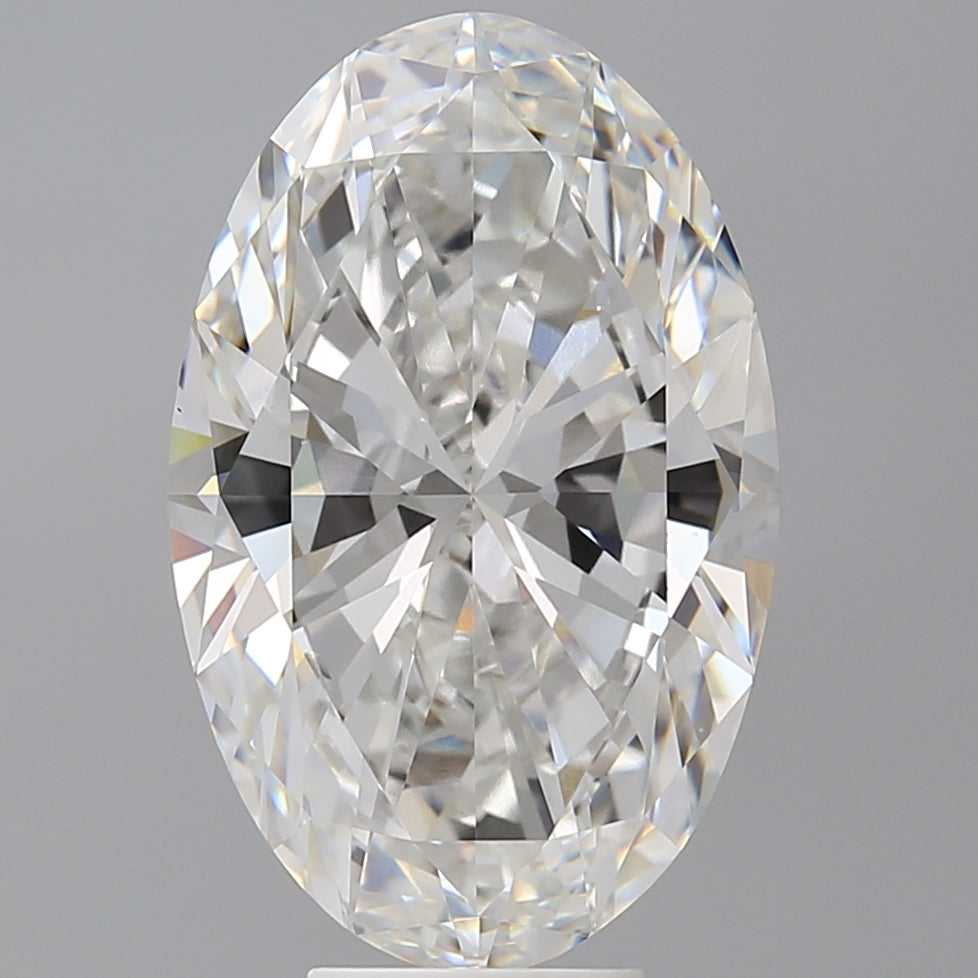7.56 Carat Oval Shaped, Ideal Cut, E Color, VVS2 Clarity, IGI Certified Lab Grown Diamond