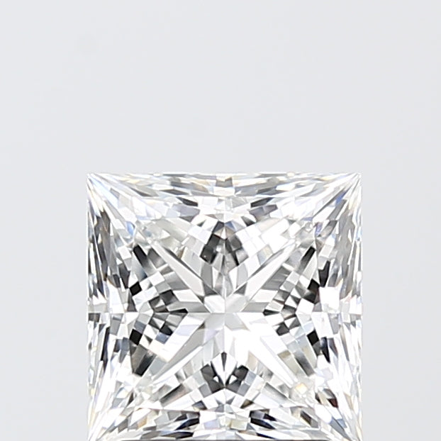 2.09 Carat Princess Shaped, Ideal Cut, E Color, VVS2 Clarity, IGI Certified Lab Grown Diamond
