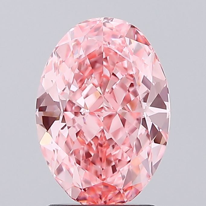 2.09 Carat Oval Shaped, Excellent Cut, VS1 Clarity, IGI Certified Lab Grown Diamond