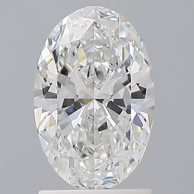 1.58 Carat Oval Shaped, Ideal Cut, D Color, VVS2 Clarity, IGI Certified Lab Grown Diamond