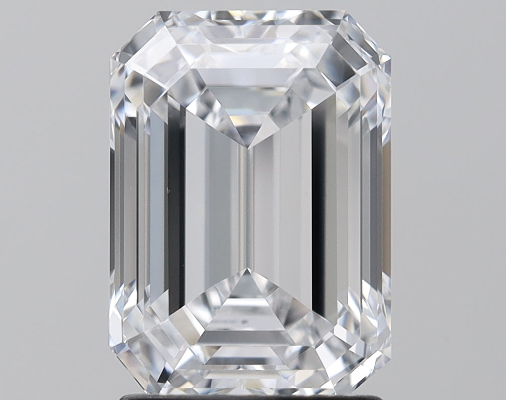 2.41 Carat Emerald Shaped, Ideal Cut, E Color, VS1 Clarity, IGI Certified Lab Grown Diamond
