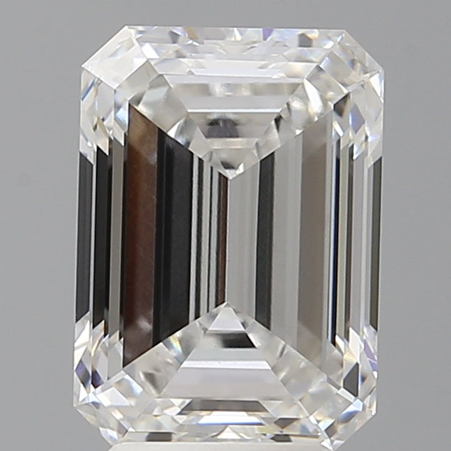 4.00 Carat Emerald Shaped, Ideal Cut, E Color, VVS2 Clarity, IGI Certified Lab Grown Diamond