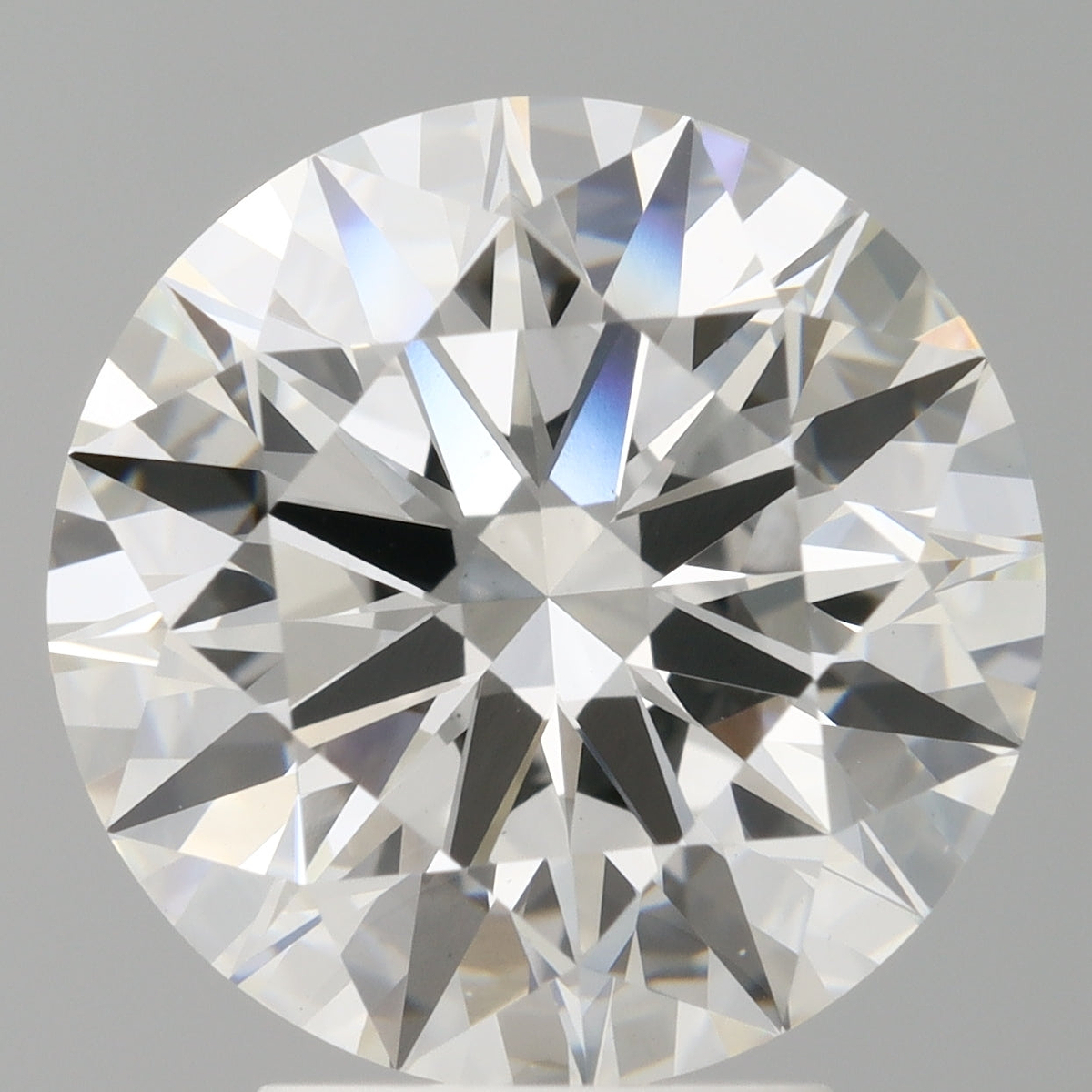 4.10 Carat Round Shaped, Ideal Cut, F Color, VVS2 Clarity, IGI Certified Lab Grown Diamond