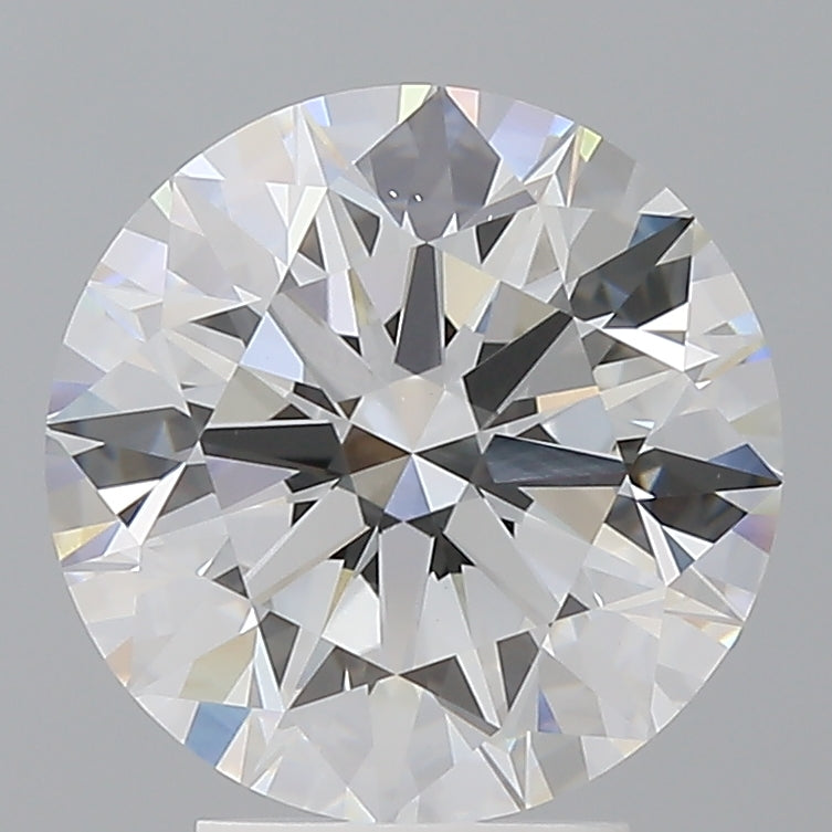 4.07 Carat Round Shaped, Ideal Cut, E Color, VS1 Clarity, IGI Certified Lab Grown Diamond