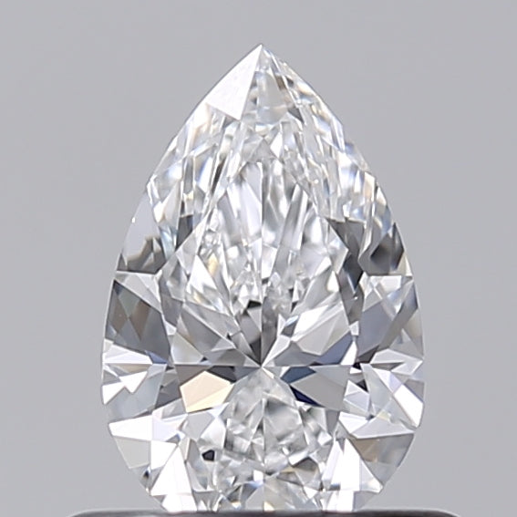 0.52 Carat Pear Shaped, Excellent Cut, D Color, VVS1 Clarity, IGI Certified Lab Grown Diamond