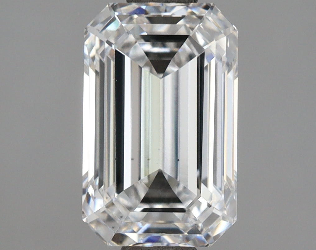 2.02 Carat Emerald Shaped, Ideal Cut, D Color, VS2 Clarity, IGI Certified Lab Grown Diamond