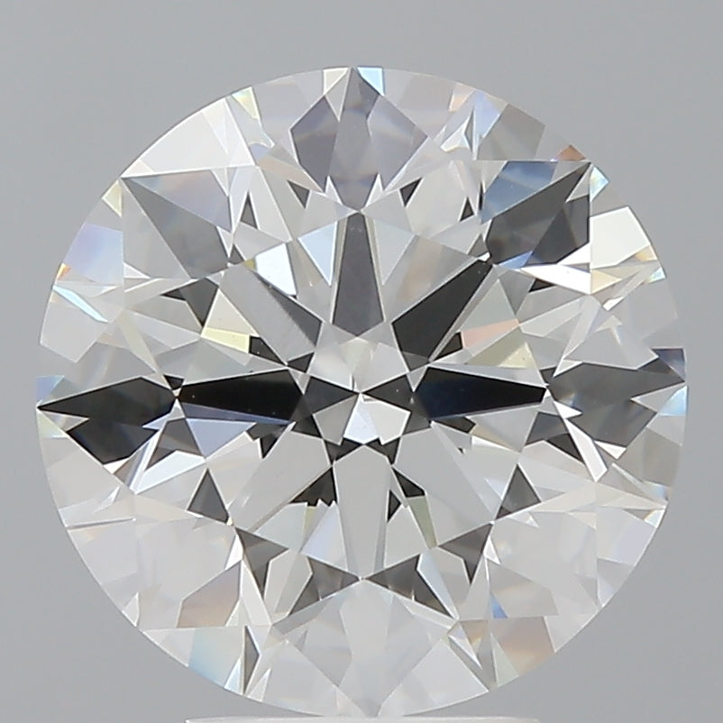 5.02 Carat Round Shaped, Ideal Cut, F Color, VS1 Clarity, IGI Certified Lab Grown Diamond
