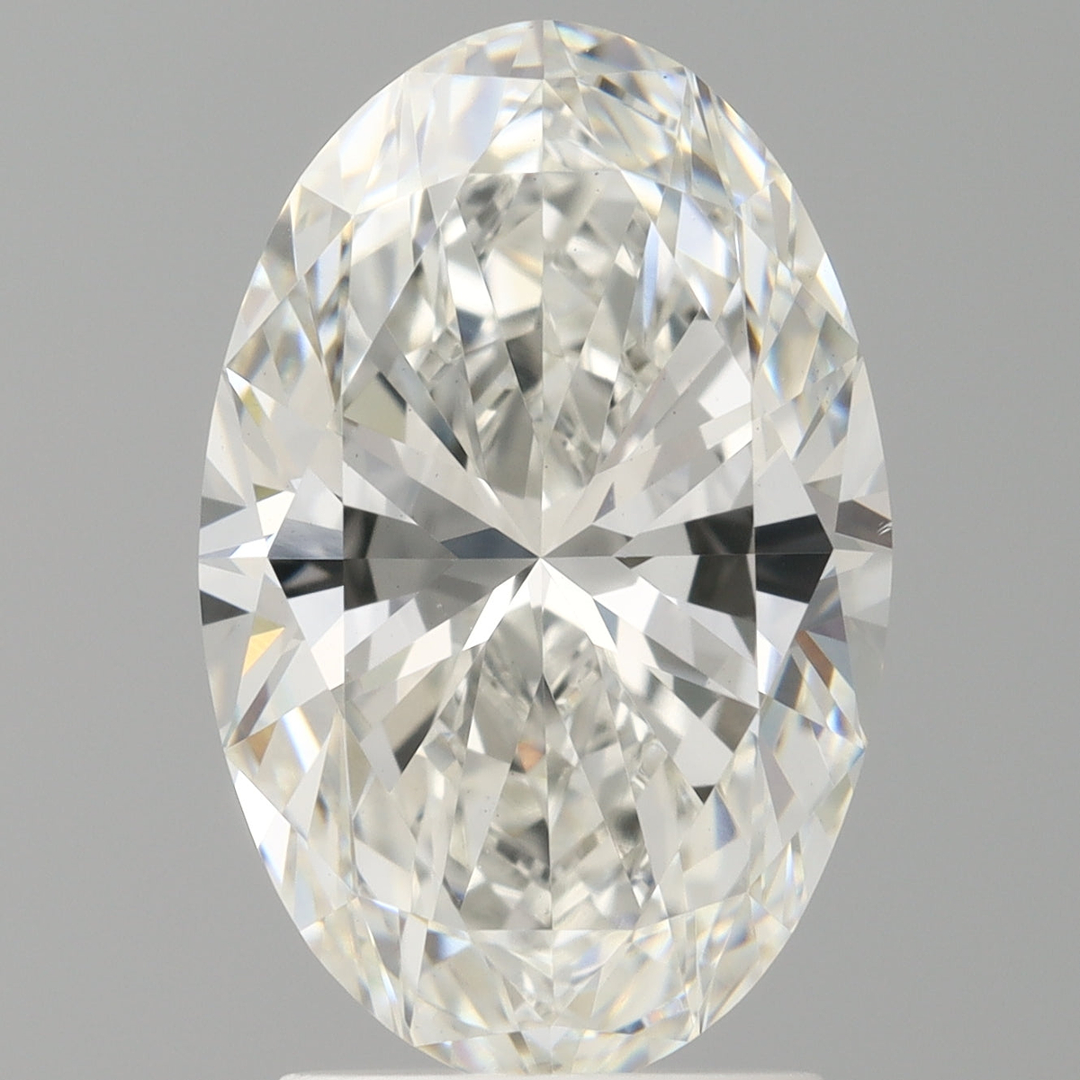 2.56 Carat Oval Shaped, Ideal Cut, F Color, VS1 Clarity, IGI Certified Lab Grown Diamond