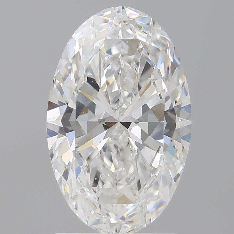 2.03 Carat Oval Shaped, Ideal Cut, E Color, VVS2 Clarity, IGI Certified Lab Grown Diamond