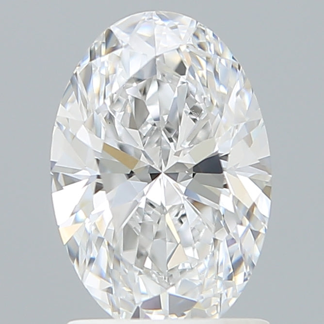 1.55 Carat Oval Shaped, Ideal Cut, D Color, VVS2 Clarity, IGI Certified Lab Grown Diamond