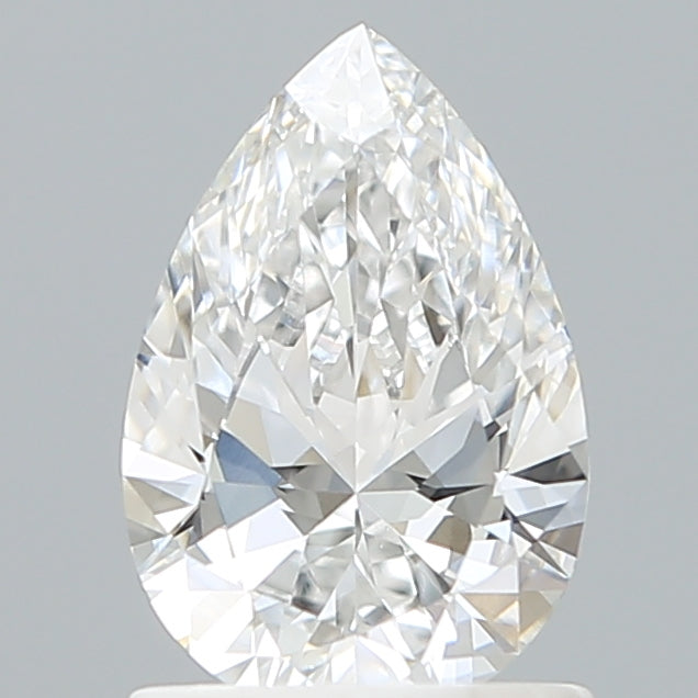 1.09 Carat Pear Shaped, Ideal Cut, E Color, VVS2 Clarity, IGI Certified Lab Grown Diamond