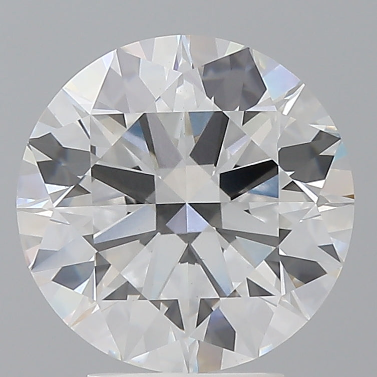 4.05 Carat Round Shaped, Ideal Cut, F Color, VS1 Clarity, IGI Certified Lab Grown Diamond