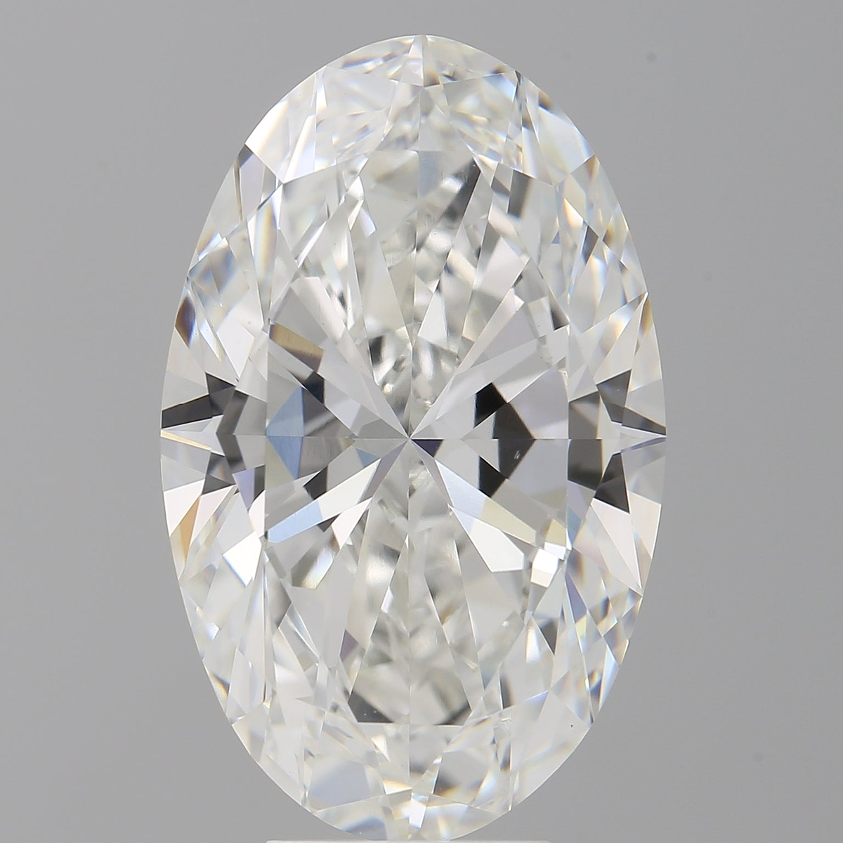 7.09 Carat Oval Shaped, Ideal Cut, F Color, VVS2 Clarity, IGI Certified Lab Grown Diamond