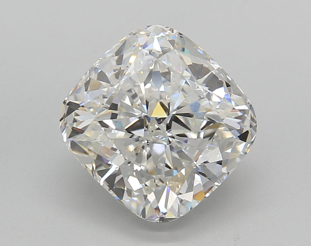 4.02 Carat Cushion Shaped, Very Good Cut, F Color, VS1 Clarity, IGI Certified Lab Grown Diamond