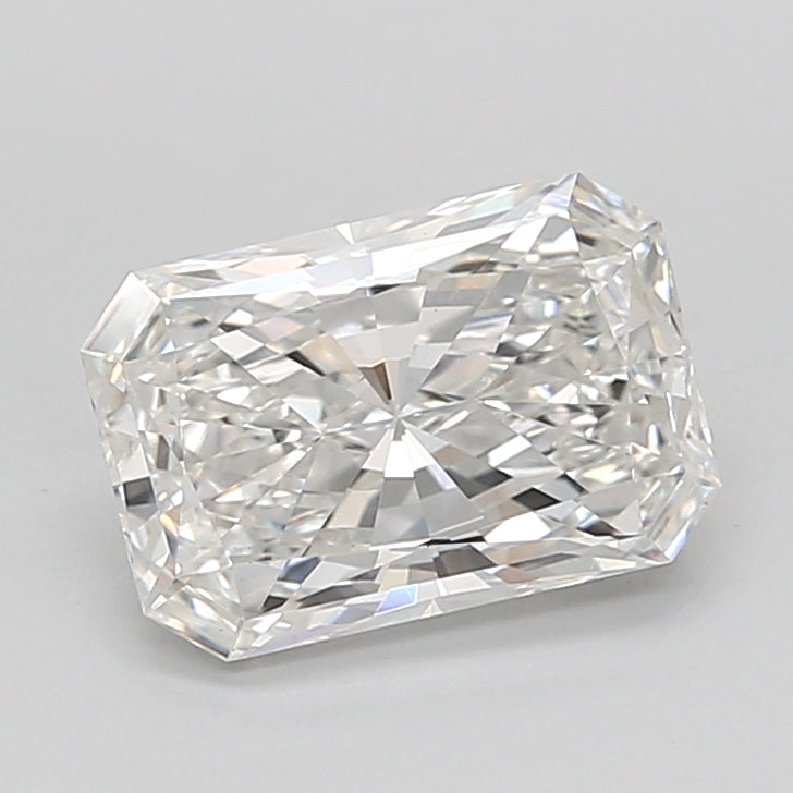 3.04 Carat Radiant Shaped, Excellent Cut, F Color, VVS2 Clarity, IGI Certified Lab Grown Diamond