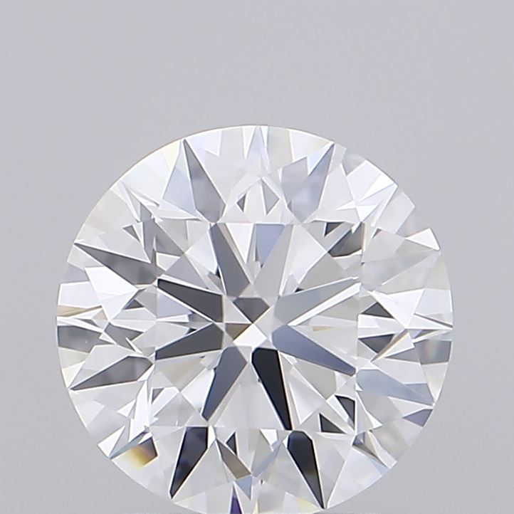 1.54 Carat Round Shaped, Ideal Cut, D Color, VVS2 Clarity, IGI Certified Lab Grown Diamond