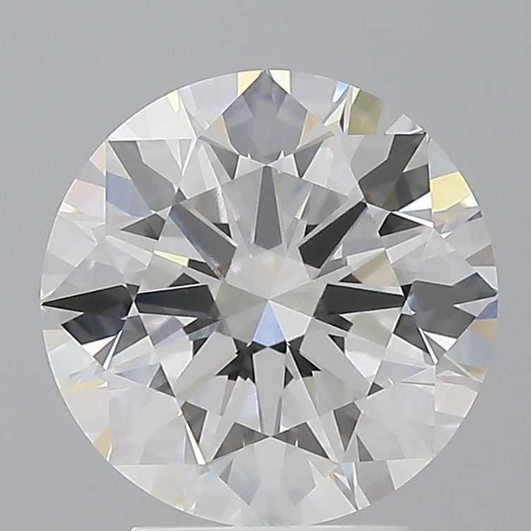 3.57 Carat Round Shaped, Ideal Cut, E Color, VVS2 Clarity, IGI Certified Lab Grown Diamond