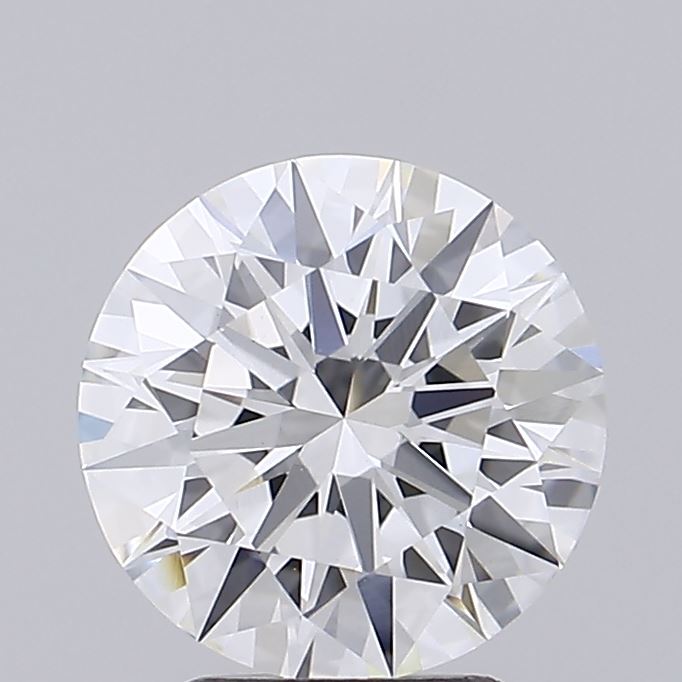 2.01 Carat Round Shaped, Ideal Cut, E Color, VVS2 Clarity, IGI Certified Lab Grown Diamond