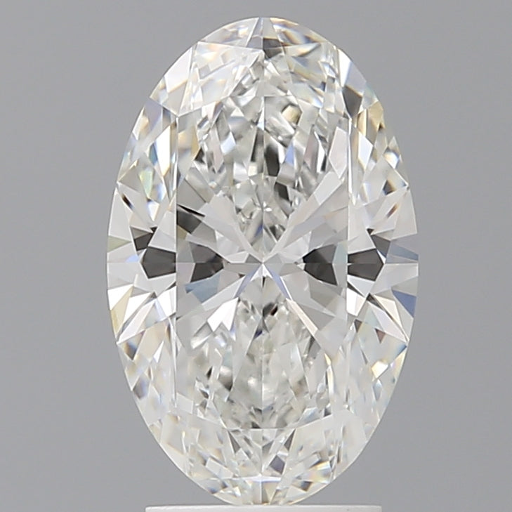 3.10 Carat Oval Shaped, Excellent Cut, F Color, VVS2 Clarity, IGI Certified Lab Grown Diamond